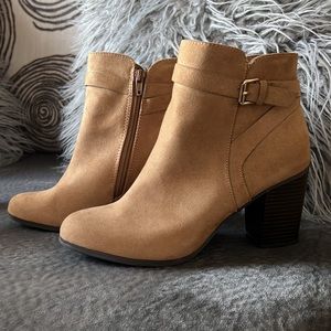lc lauren conrad ouverte women's high heel ankle boots